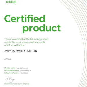 Avvatar WHEY PROTEIN | 1Kg | Belgian Chocolate Flavour | 24g Protein | 29 Servings | Isolate & Concentrate Blend - Image 3