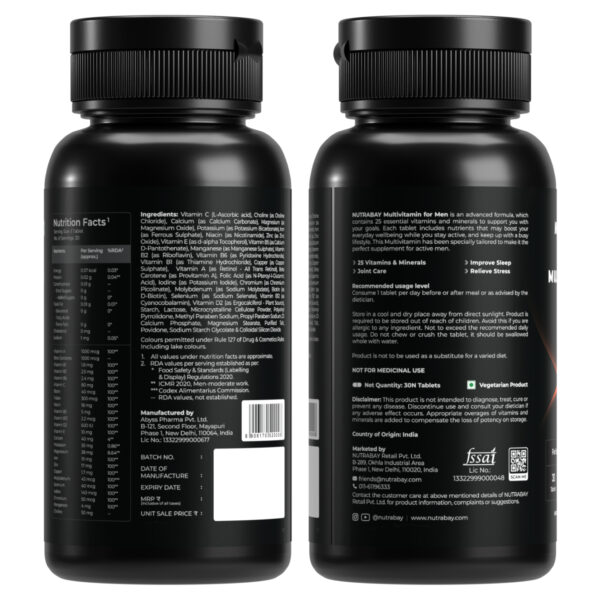 Nutrabay Multivitamin for Men - 30 Tabs